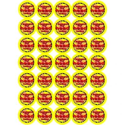 Image of 37mm I bumped My Head Today Stickers: 10 A4 Sheets, 350 Stickers The Sticker Factory