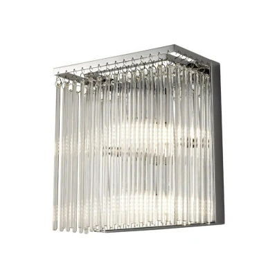 Image of Zanthe Wall Lamp 3 Light Polished Chrome, Clear Glass