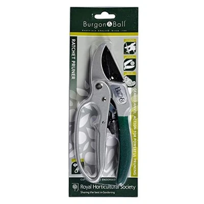 Image of Burgon &amp; Ball RHS Endorsed Ratchet Pruner, 20 cm Length