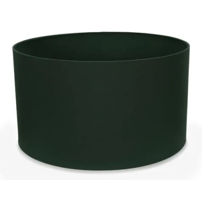 Image of Modern Forest Green Fabric Cylinder Ceiling Pendant Lampshade/Table Lamp/Floor Lamp Drum Light Shade Large