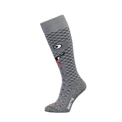 Image of Barts Basic Ski &amp; Board Socks Childrens Zoo Grey 9 12 UK [27 30 EUR]
