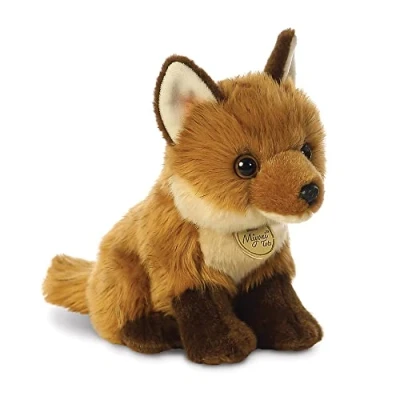 Image of Aurora 26283, 26373, MiYoni Tots Fox Kit, 9In, Eco friendly soft toy, Brown