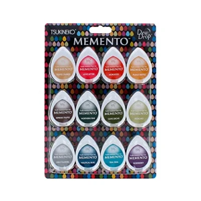 Image of Tsukineko Inks Memento Dew Drop 12/Pk Snow Cones