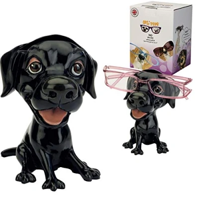 Image of Arora 8013 Black Labrador OptiPaws Spectacle/Glasses Holder Design, Multicolour, One Size