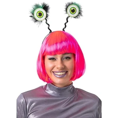 Image of Wicked Costumes Adult Alien Eyes Headband Fancy Dress Accessory