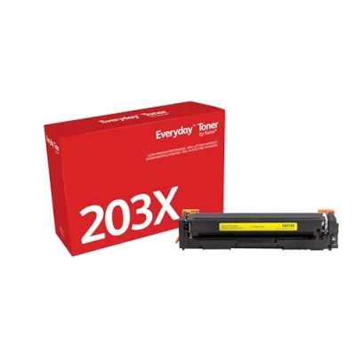 Image of Everyday by Xerox Yellow Toner compatible with HP 203X (CF542X), High Capacity