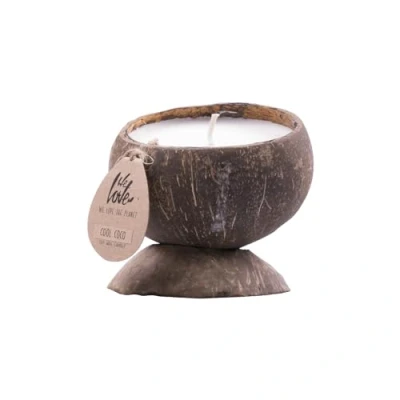 Image of We Love The Planet 100% Soy Candle Cool Coco Creamy Coconut Scent 40 45 Hours Burn Time Eco Friendly &amp; Biodegradable