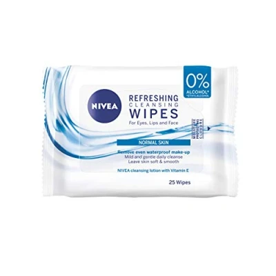 Image of Nivea Refreshing Facial Cleansing Wipes, 140g