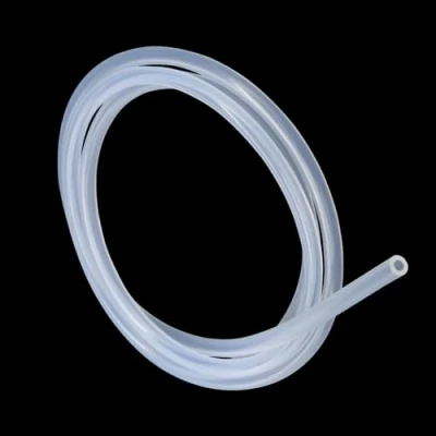 Image of iMeistek Silicone Tube 7mm ID x 10mm OD 2 Meters, Flexible Food Grade Hose Tubing Water Air Pipe Transparent