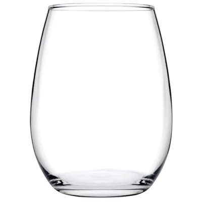 Image of Pasabahce 469280 Amber White Wine, Glass, Clear, 35 ml, Pack of 6