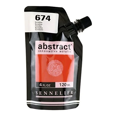 Image of Sennelier : Abstract Acrylic Paint 120ml Satin Vermilion