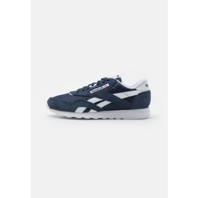 Image of Reebok Classic Unisex Trainers, Size: 7, Vector navy/footwear white Leather and textile