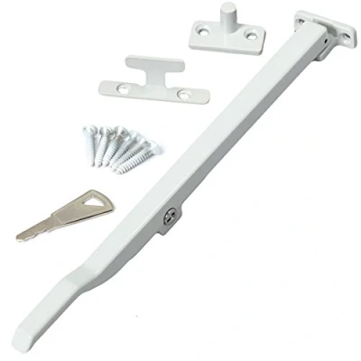 Image of Left/Right Opening White Window Casement Lock