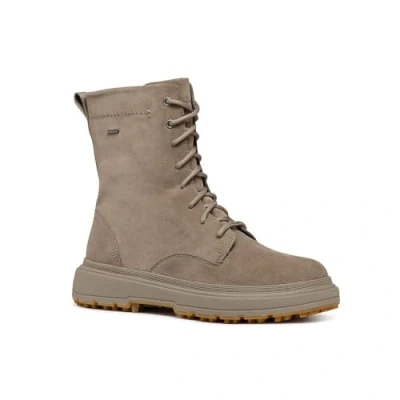 Image of Geox Women&#039;s D Lamidie + Grip ABX Ankle Boot, Taupe, 4 UK