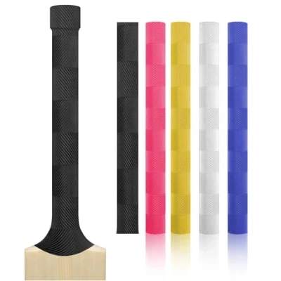 Image of ND Sports Cricket Bat Grips Premium Rubber Grip Tape for Maximum Hold &amp; Shock Absorption 4 Styles Multi Color Pack of 1 Durable (Chevron, 5)