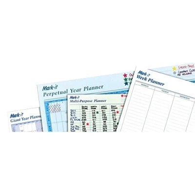 Image of Month Planner Laminated Reusable Wall Family Organiser Office Staff Appointments With FREE Accessory Kit