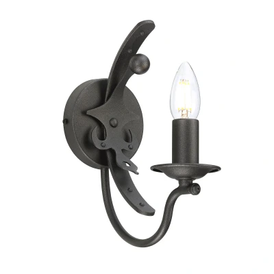 Image of Windsor 1 Light Candle Wall Graphite, E14