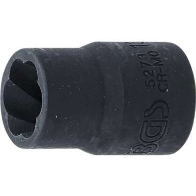 Image of BGS 5273 Twist Socket (Spiral Profile) / Screw Extractor 10 mm (3/8&quot;) Drive 13
