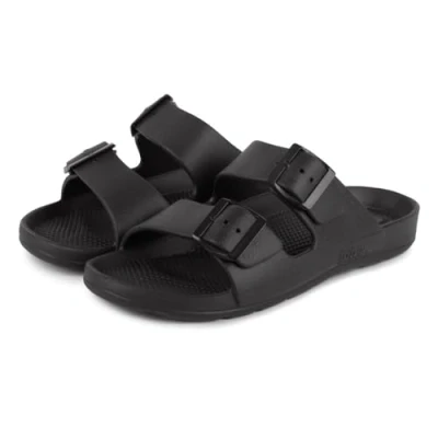 Image of Totes SOLBOUNCE Mens Adjustable Double Buckle Slider