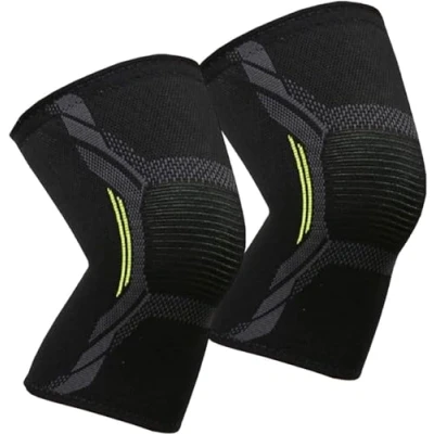 Image of VITTO Knee Supports for Women &amp; Men 2x Braces Arthritis Pain Relief, Joint Pain, Ligament Injury, Meniscus Tear, ACL, MCL Compression Sleeve Pair Running, Squats (XL, Pair)
