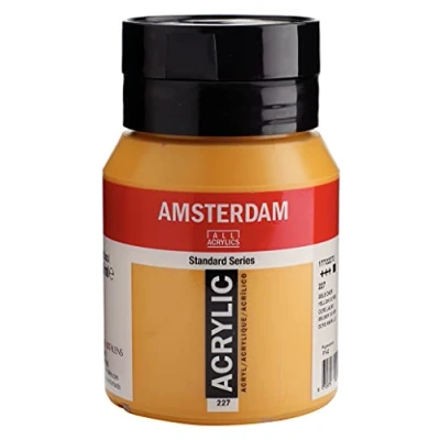 Image of Amsterdam Standard Series Acrylic Jar 500 ml Yellow Ochre 227 (17722272)
