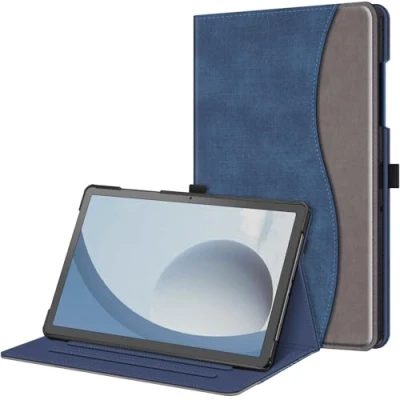 Image of FINTIE Case for Samsung Galaxy Tab A9 Plus / A9+ 11 Inch 2023 Model (SM X210/ X216/ X218), Multi Angle Viewing Smart Stand Cover with Pocket Auto Wake/Sleep, Z Denim Indigo