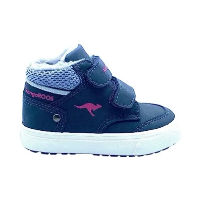 Image of Kangaroos KAVU PRIMO girls&#039;s Children&#039;s Shoes (High top Trainers) in Marine
