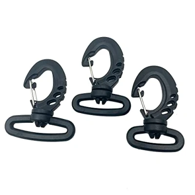 Image of 10pcs Plastic Swivel Snap Hook,32mm Lobster Claw Clasp Rotary Buckle Clip Hardware Bag Webbing ET1879