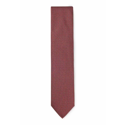 Image of HUGO Tie, Men&#039;s, Size: One Size, Open pink three