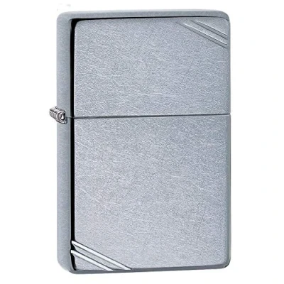 Image of Zippo Petrol Lighter, brass, Street Chrome, One Size
