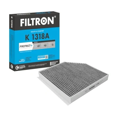 Image of 4H0819439 Pollen Filter FILTRON K 1318A Activated Carbon 255, 170mm 250mm 35mm AUDI: A6 C7 Saloon, A8 D4, Avant