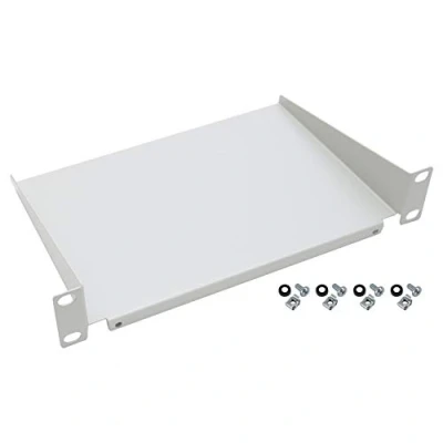 Image of HMF 63399 07 Shelf for Server Cabinet 10 Inch 1 HE 150 mm Depth Light Grey