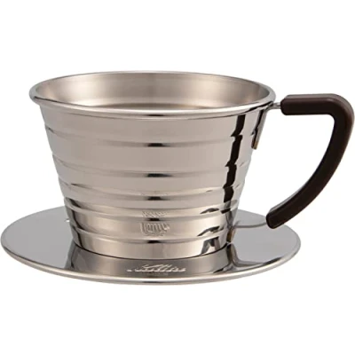 Image of Kalita Wave Series Dripper 155 [For 1 to 2 People] #04151,brown (bronze)