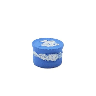 Image of Melody Jane Dolls Houses Wedgwood Blue Trinket Box Miniature Ornament Accessory