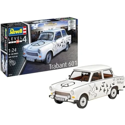 Image of Revell 07713 Trabant 601S &quot;Builder&#039;s Choice&quot; 1:24 Scale Unbuilt/Unpainted Plastic Model Kit