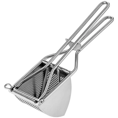 Image of Westmark Potato Press, With round holes, Stainless steel, Length: 30 cm, Triangle, Silver, 61262260