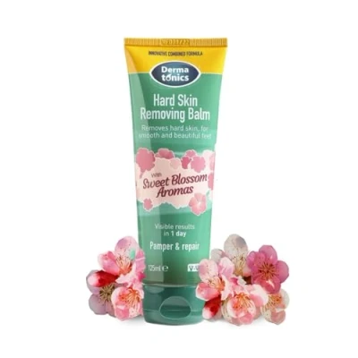 Image of Dermatonics Hard Skin Removing Balm Suitable For Diabetics With Sweet Blossom Aromas Contains Moisturising Shea Butter and Hydrating Swedish Oat Lipid 125 ml