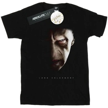 Image of Harry Potter Boys Lord Voldemort Portrait T Shirt Black 5 6 Years