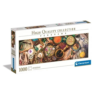 Image of Clementoni 39748 collection Panorama Herbalist Desk Jigsaw Puzzle 1000 Pieces, For Adults Made In Italy