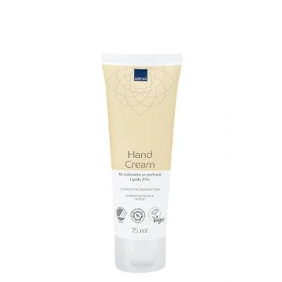 Image of Abena Hand Cream 75ml Moisturiser for Sensitive and Dry Hands Fragrance Free Lotion Nail Containing 21% Lipids Glycerin Very