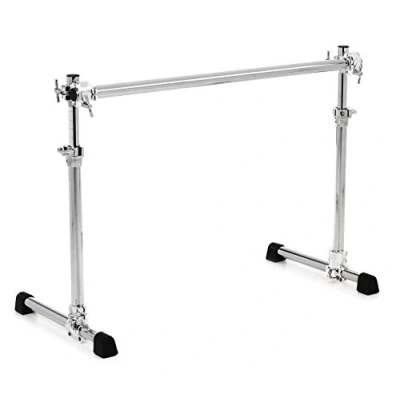 Image of Gibraltar Rack System Chrome Series height Adjustable GCS 200H 2 leg Basic Rack, adjustability, with straight 43, 5&quot; horizontal tube