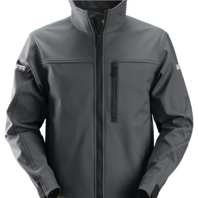 Image of Snickers AllroundWork Softshell Jacket Steel Grey/Black XS