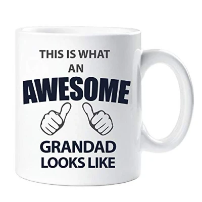 Image of 60 Second Makeover Limited This is What an Awesome Grandad Looks Like Mug Gift Fathers Day Present
