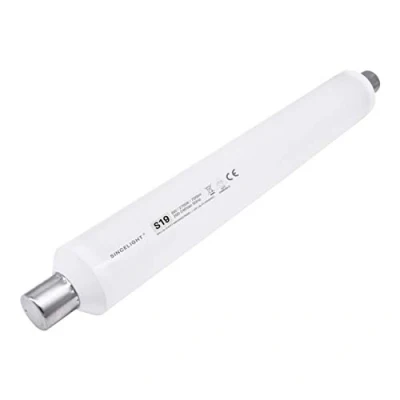Image of SINCELIGHT LED Linear Tube with S19 Cap, Milky Diffuser, 8W, 2700K Warm White, 700lm, 70W Equivalent, Diameter=37mm, Length=308mm