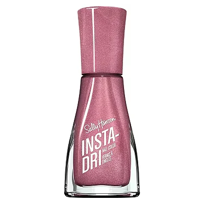 Image of Sally Hansen Insta Dri 1 Stroke Coat Done Nail Polish, 9.17ml, Petal To The Metal