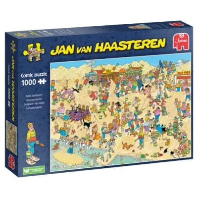 Image of Jumbo, Jan Van Haasteren Sand Sculptures, Jigsaw Puzzles for Adults, 1000 Piece