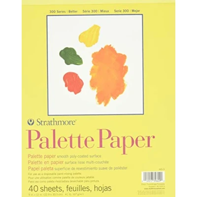 Image of Strathmore Pro Art Palette Paper Pad 9 inch x 12 inch, White