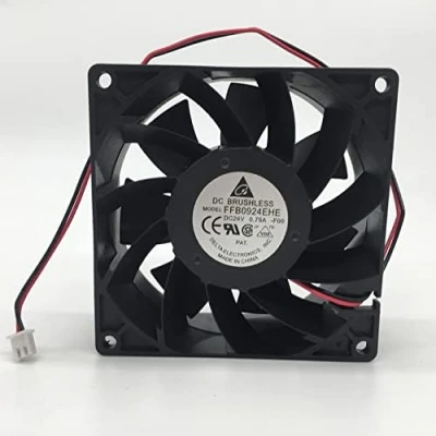 Image of Delta Electronics FFB0924EHE DC 24V 0.75A 92x92x38mm 2 Wire Server Cooling Fan