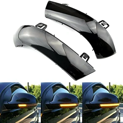 Image of GSRECY LED Dynamic Turn Signal Light Side Wing Rearview Mirror Blinker Indicator Compatible with VW GOLF 5 GTI V MK5 B6 B5.5 EOS