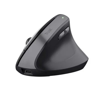 Image of Trust Optical Mouse Wireless ERGONOMICO Vertical Bayo II Black